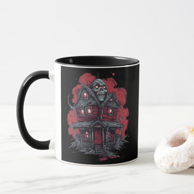 Caneca Skulltop Manor: Um Pesadelo Liberado (Com Donut)