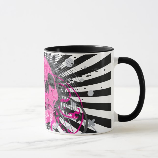 Caneca Skullz, com bolhas. (Direita)