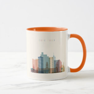 Caneca Skyline da cidade de Cape Town, África