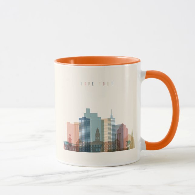 Caneca Skyline da cidade de Cape Town, África | (Direita)