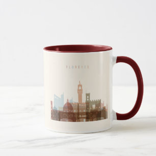 Caneca Skyline da cidade de Florença, Italia