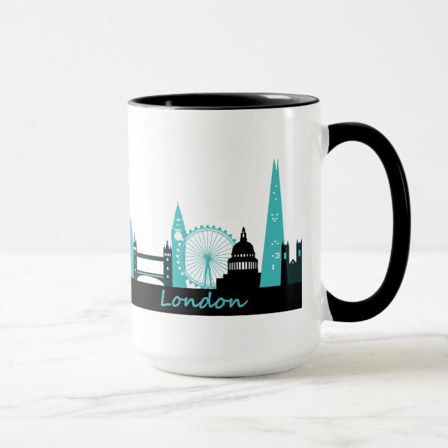 Caneca Skyline de Londres (Direita)