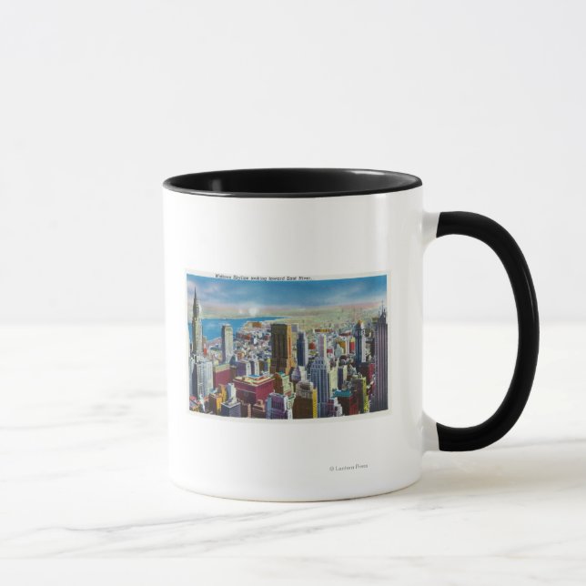 Caneca Skyline Midtown Vista para East River (Direita)