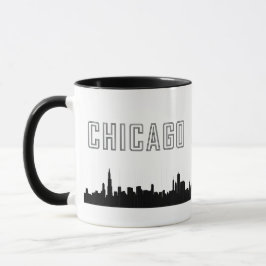 Caneca Skyline Mug Sleek Iconic Chicago
