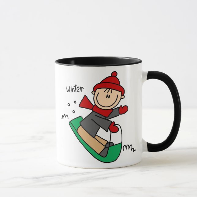 Caneca Sledding do inverno (Direita)