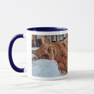 Caneca Sleepy Ginger Cat Morning Mug