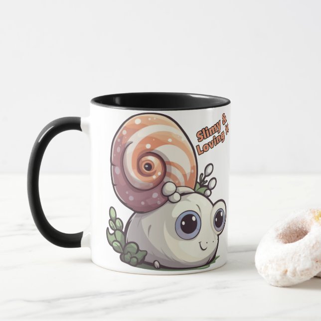 Caneca Slimy e Adorando (Com Donut)