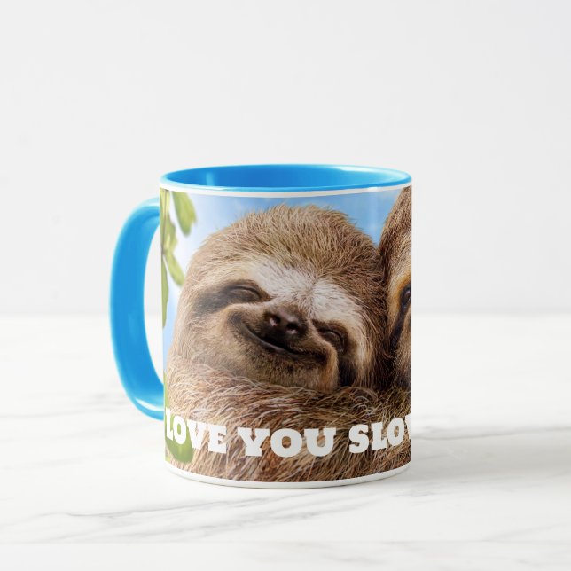 Caneca Sloth Couple (Frente Esquerda)