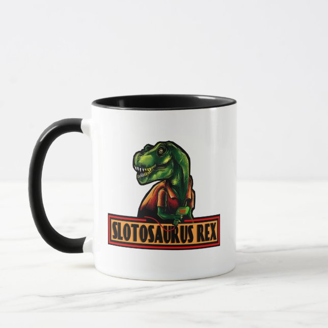 Caneca Slotosaurus Rex / SLOT Diário Combo Mug (Esquerda)