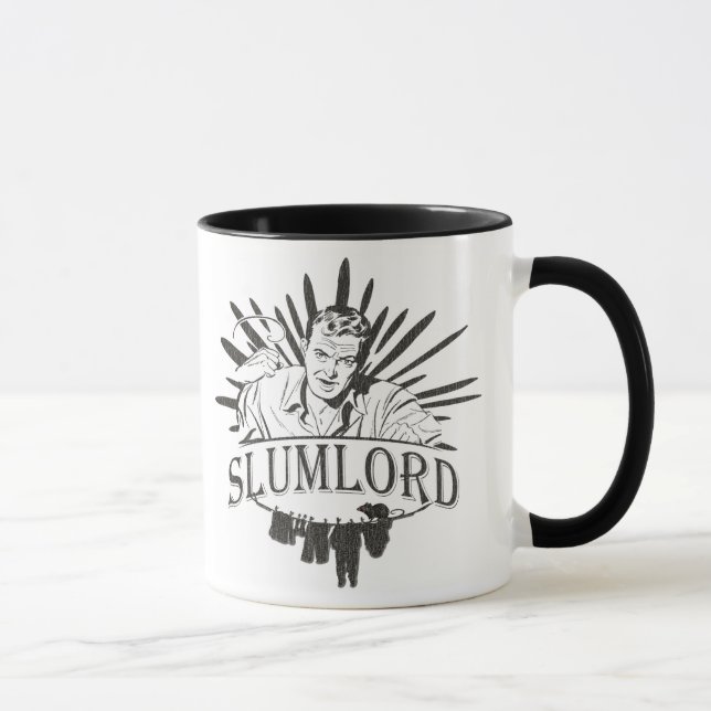 Caneca Slumlord engraçado (Direita)