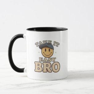 Caneca Smiley dos Anos 90 com um Chapéu