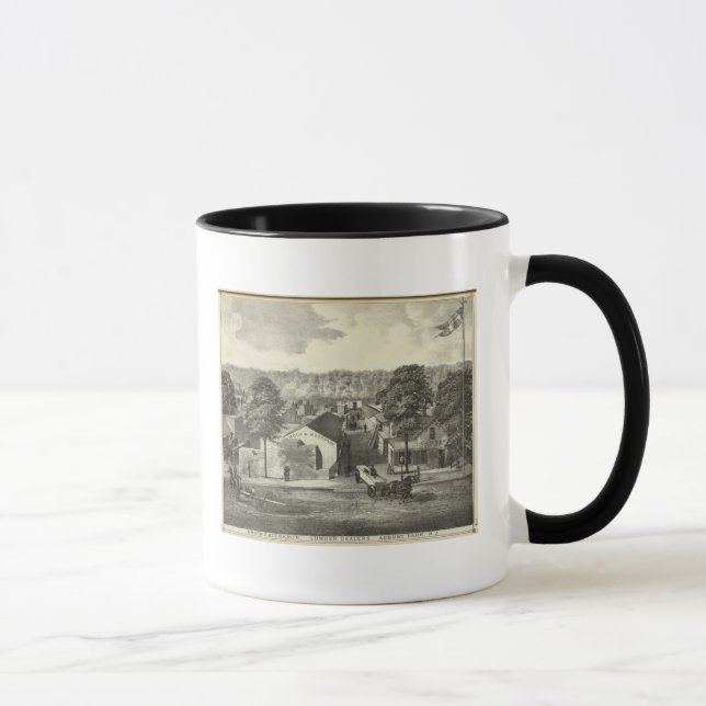 Caneca Smock & Buchanon, traficantes de madeira, Asbury P (Direita)