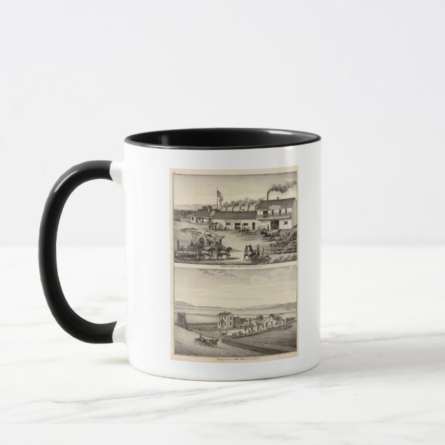 Caneca Smyth, propriedades de Adams (Esquerda)