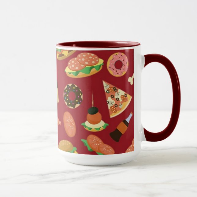 Caneca Snack Time Red Coffee Mug (Direita)