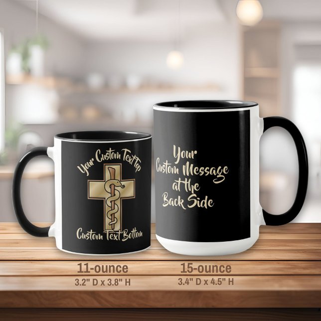Caneca Snake on Cross (Criador carregado)