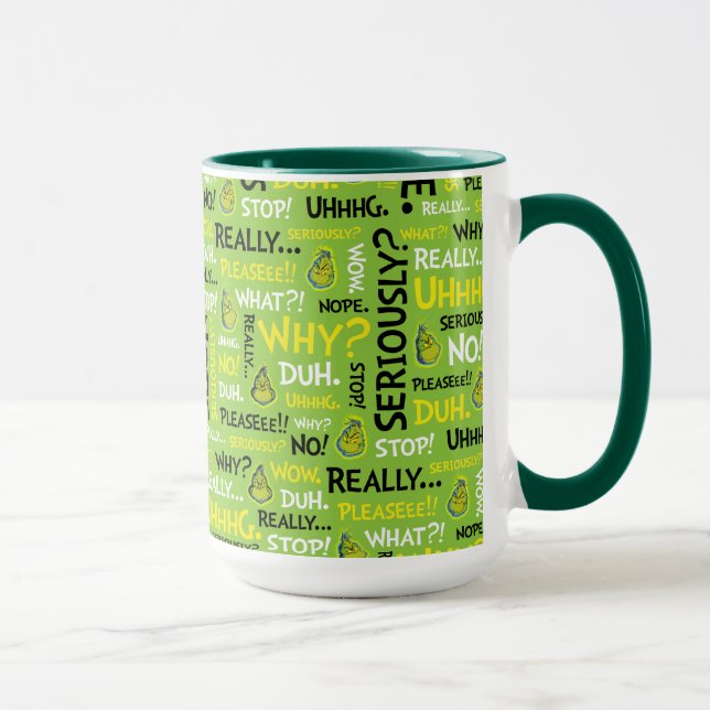 Caneca Snarky Grpolegadas | Padrão De Frase De Grpolegada (Direita)