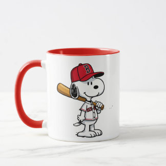 Caneca Snoopy Baseball Boston