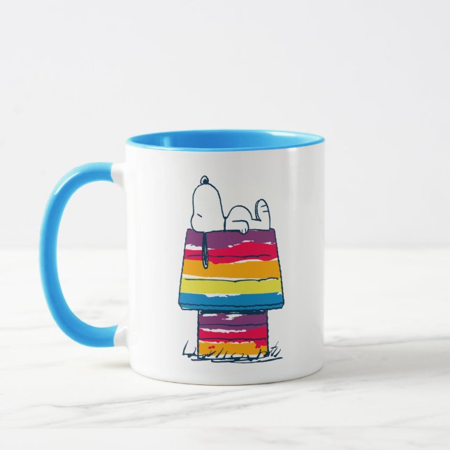 Caneca Snoopy | Rainbow Dog House (Esquerda)
