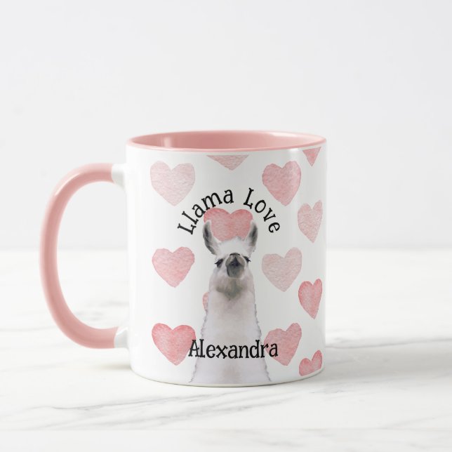 Caneca Snooty Snobby Llama personalizado (Esquerda)