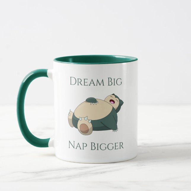 Caneca Snorlax Sonhe Grande Soneca Maior (Esquerda)