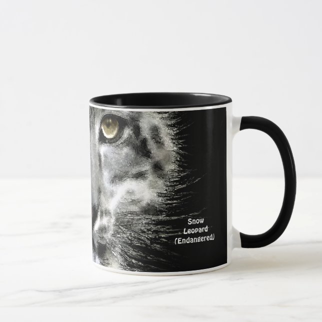 Caneca Snow Leopardo Gift Mug (Direita)