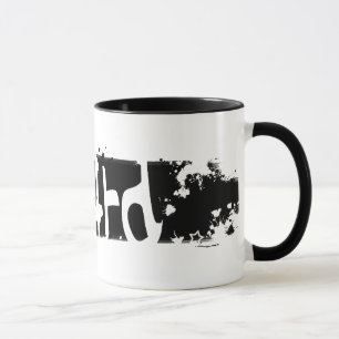 Caneca snowboard, arranhado.