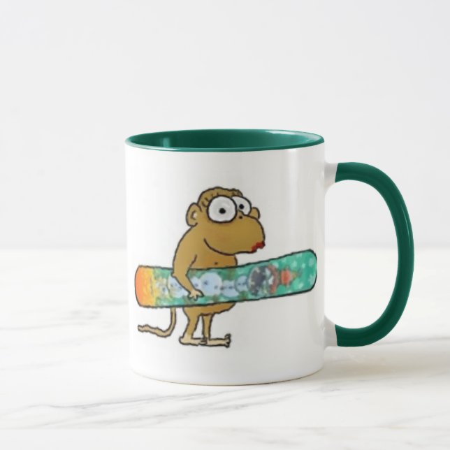 Caneca Snowboard Monkey Mug (Direita)