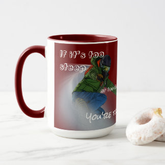 Caneca Snowboarder - Se for muito forte