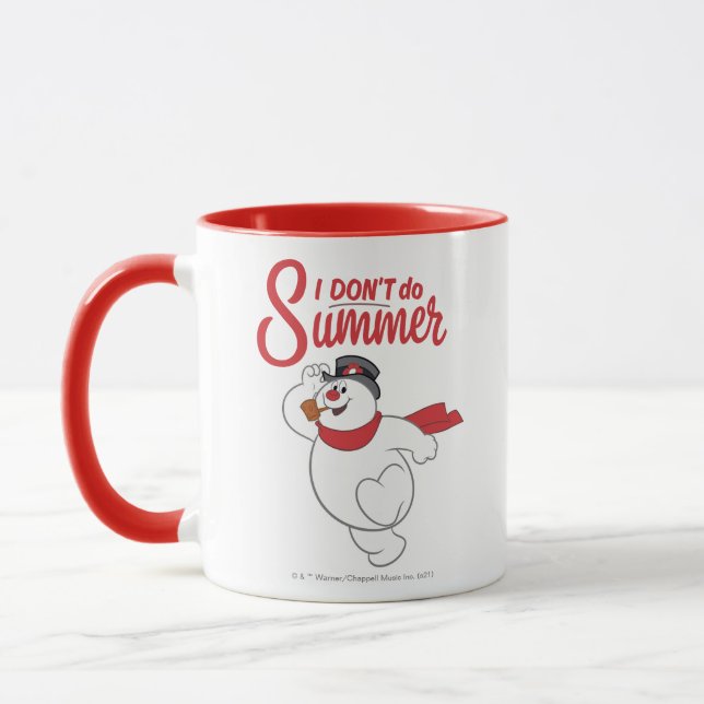 Caneca Snowman™ congelado | Eu não faço verão (Esquerda)