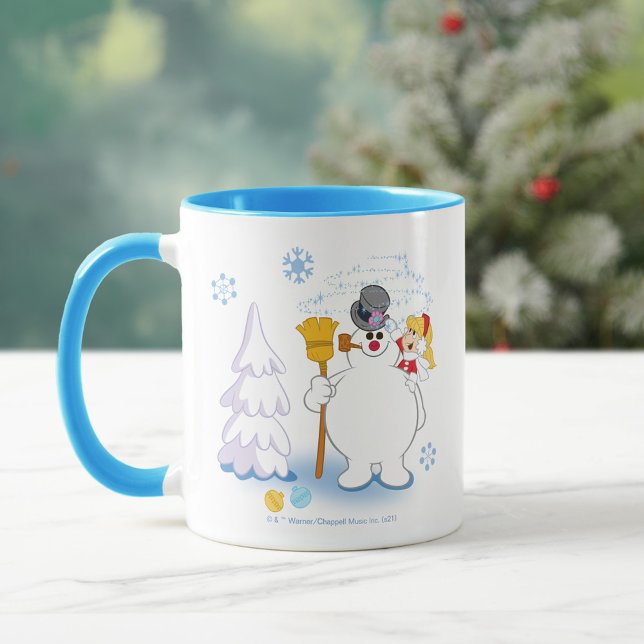 Caneca Snowman™ congelado | Frosty & Karen Winter Diverti (Criador carregado)