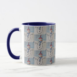 Caneca Snowman Mug de Natal