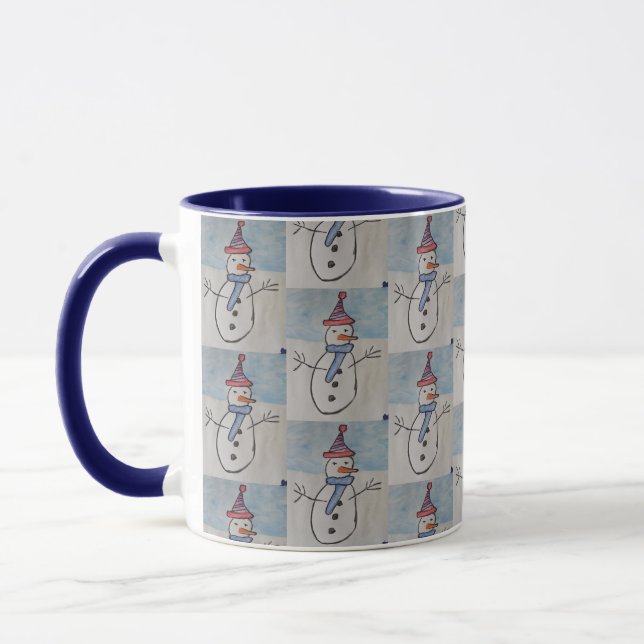 Caneca Snowman Mug de Natal (Esquerda)