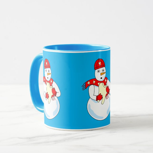 Caneca Snowman Tooth Mug (Frente Esquerda)