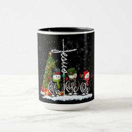 Caneca Snowmen Beneath the Tree: A Christmas Message 