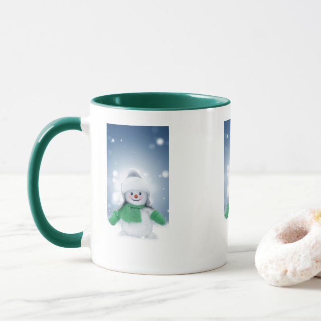 Caneca Snowy Snowman (Com Donut)