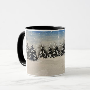 Caneca Snowy Trees Mug