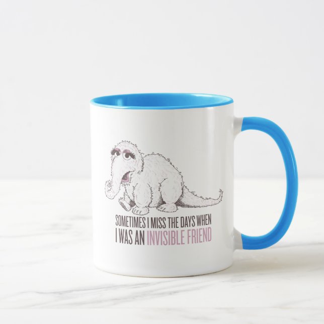 Caneca Snuffleupagus | Às vezes eu sinto saudades dos dia (Direita)