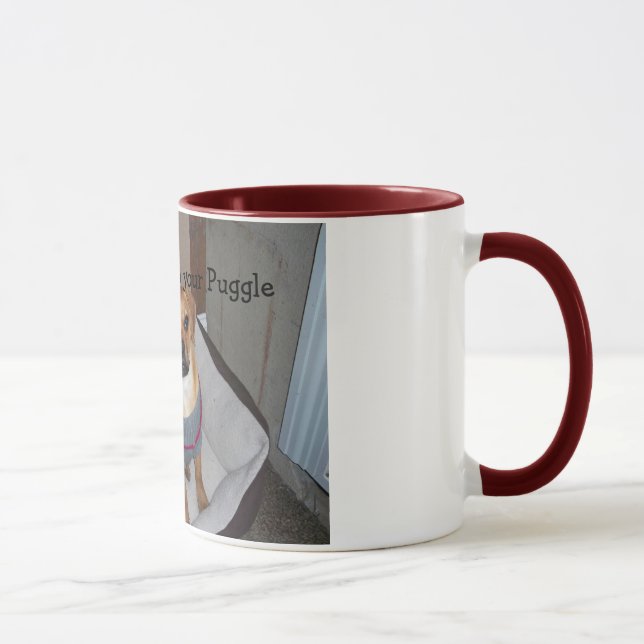 Caneca Snuggle com seu Puggle (Direita)