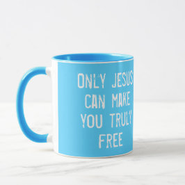 Caneca Só Jesus Pode Fazer-Te Uma Mensagem Cristã Livre