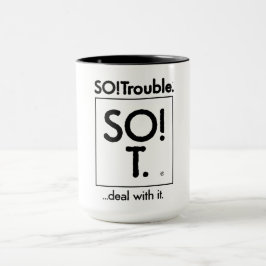 Caneca SO!Problemas. ...lidar com isso.