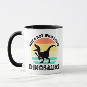 Caneca Só Um Rapaz Que Adora Dinossauros