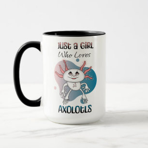 Caneca Só uma garota que ama Axolotls
