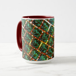 Caneca Sob o grilo sujo e enferrujado