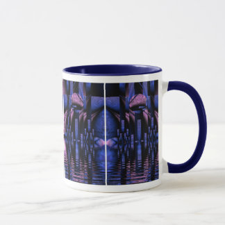 Caneca Sob uma lua da lavanda