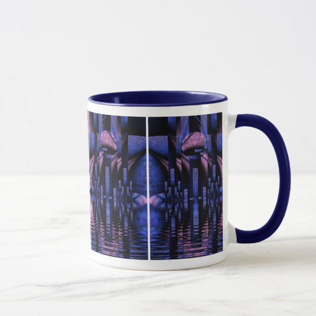 Caneca Sob uma lua da lavanda (Direita)