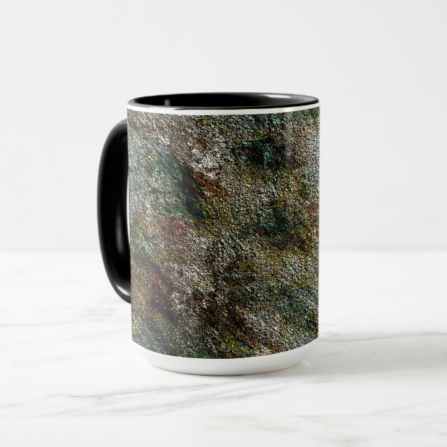 Caneca Sobras de tinta spray da cabine de pintura (Frente Esquerda)