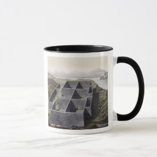 Caneca Sobras de um palácio do Inca em Callo, Peru, 'do