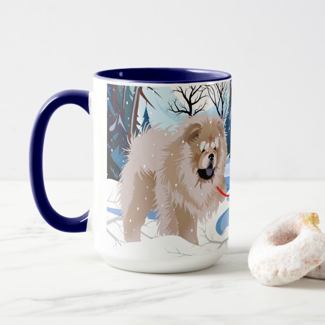 Caneca SOBRE O RIO Fawn/Cinnamon (Com Donut)