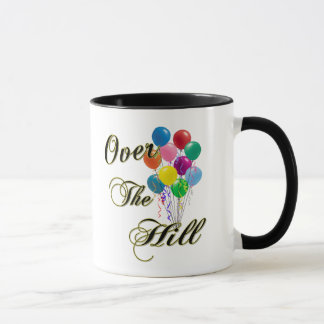 Caneca Sobre os copos do aniversário do monte e as