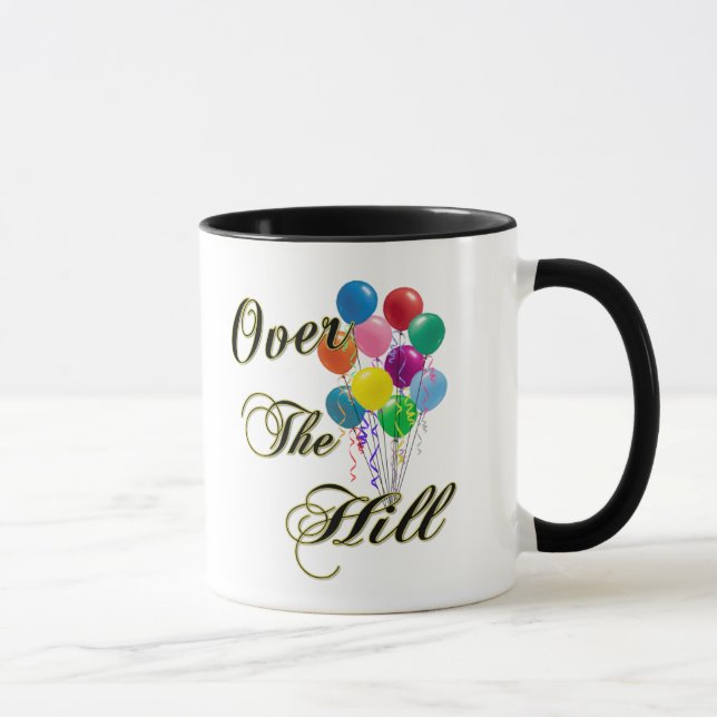Caneca Sobre os copos do aniversário do monte e as (Direita)